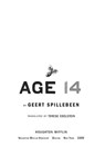 Age 14 - Geert Spillebeen - 9780547417424