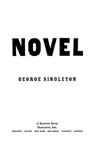 Novel - George Singleton - 9780547790473