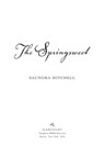 The Springsweet - Saundra Mitchell - 9780547822679