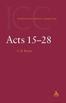 Acts - C. K. Barrett - 9780567083951