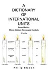 A Dictionary of International Units - Philip Bladon - 9780595371150