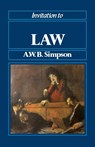 Invitation to Law - A. W. B. Simpson - 9780631145387