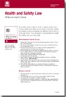 Health and safety law: what you should know foldable pocket cards (pack of 25) - Health and Safety Executive - 9780717663507