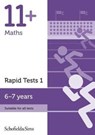 11+ Maths Rapid Tests Book 1: Year 2, Ages 6-7 - Rebecca Schofield & Sims ; Brant - 9780721714219