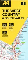 AA Road Map The West Country & South Wales -  - 9780749584061