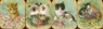 Pocket Note Set of 4 Mini-pads: Vintage Kittens - Press Peony - 9780754833079