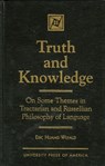 Truth and Knowledge - WEFALD,  Eric Huang - 9780761802686