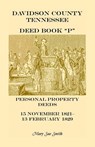 Davidson County Tennessee Deed Book P - Mary S Smith - 9780788407840