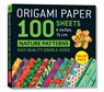ORIGAMI PAPER 100 SHEETS NATUR - Tuttle Publishing - 9780804849975