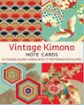 Vintage Kimono, 16 Note Cards: 8 Illustrations from 1900's Vintage Japanese Kimono Fabrics (Blank Cards with Envelopes in a Keepsake Box) -  - 9780804856812