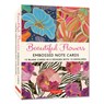 Beautiful Flowers, 12 Embossed Note Cards: 12 Blank Cards in 6 Lovely Designs (2 Each) with 12 Patterned Envelopes in a Keepsake Box -  - 9780804856973