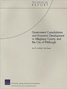 Government Consolidation and Economic Development in Allegheny County and the City of Pittsburgh - Rae W. Archibald ; Sally Sleeper - 9780833044631