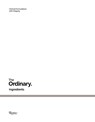 The Ordinary: Ingredients - The Ordinary - 9780847876044