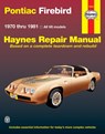 Pontiac Firebird (70 - 81) - Haynes Publishing - 9780856968822