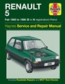 Renault 5 Petrol Service And Repair Manual - Haynes Publishing - 9780857337535