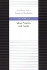 Ideas, Persons & Events - James Buchanan - 9780865972490