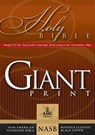 Giant Print Handy-Size Bible-NASB - Warren Patrick Baker - 9780899579443