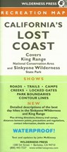 Map Californias Lost Coast Rec -  - 9780899973760
