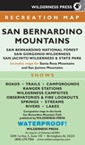 Map San Bernardino Mountains: San Bernardino National Forest/San Gorgonio Wilderness/San Jacinto Wilderness and State Park -  - 9780899978291