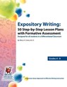 Expository Writing: 50 Step-By-Step Lesson Plans with Formative Assessment - Mary Helen Crane - 9780982833803