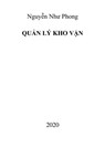 Quản Lý Kho Vận - Phong Nguyễn Như - 9781005130787