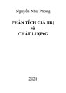 Phân tích giá trị và chất lượng - Phong Nguyễn Như - 9781005621339