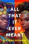 All That It Ever Meant - Blessing Musariri - 9781035902514