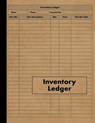 Inventory Ledger: Large Inventory Ledger Log Book - 120 Pages - Tracking Book For Business, Office, Shop and Personal Management - Red Tiger Press - 9781072031192