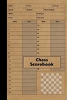 Chess Scorebook - Red Tiger Press - 9781074770334