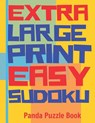 Extra Large Print Easy Sudoku - PANDA PUZZLE BOOK,  Book - 9781077162532