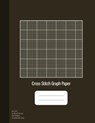 Cross Stitch Graph Paper: 14 Lines Per Inch, Graph Paper for Embroidery and Needlework, 8.5''x11'', 100 Sheets, Bronze Cover - Graphyco Publishing - 9781077431591