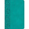 NASB Large Print Compact Reference Bible, Teal Leathertouch - Holman Bible Publishers - 9781087765723