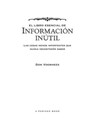El Libro Esencial de Informacíon inútil - Don Voorhees - 9781101575079