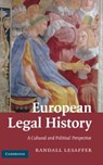 European Legal History - Randall Lesaffer - 9781107301122