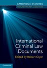 International Criminal Law Documents - Robert (University of Birmingham) Cryer - 9781108729086