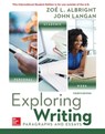 ISE Exploring Writing: Paragraphs and Essays - John Langan ; Zoe Albright - 9781260547740