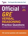 Official GRE Verbal Reasoning Practice Questions, Third Edition, Volume 1 - Educational Testing Service - 9781266323027