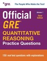 Official GRE Quantitative Reasoning Practice Questions, Third Edition, Volume 1 - Educational Testing Service - 9781266761096
