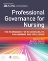 Professional Governance for Nursing: the Framework for Accountability, Engagement, and Excellence - Rachel E. Start ; Beverly J. Hancock ; Tim Porter-O'Grady - 9781284286472