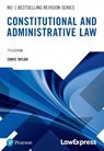 Law Express Revision Guide: Constitutional and Administrative Law - Chris Taylor - 9781292439105