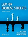Law for Business Students - Alix Adams ; Stephanie Caplan ; Graeme Lockwood - 9781292440484