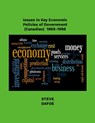 Issues in Key Economic Policies of Government (Canadian) 1988-1998 - Steve Dafoe - 9781300681649