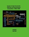 Issues in Key Economic Policies of Government (Canadian) 1988-1998 - Steve Dafoe - 9781300681649