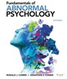 Fundamentals of Abnormal Psychology (International Edition) - Ronald Comer ; Comer Jonathan - 9781319441326