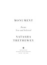 Monument - Natasha Trethewey - 9781328508690