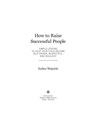 How To Raise Successful People - Esther Wojcicki - 9781328974938