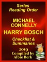 Michael Connelly's Harry Bosch Series Reading Order Updated 2019: Compiled by Albie Berk - Albie Berk - 9781370681587