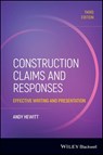 Construction Claims and Responses - Andy (Hewitt Construction Consultancy) Hewitt - 9781394263684