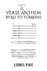The Verse Anthem: Byrd To Tomkins - Lionel Pike - 9781398414327