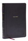 KJV Giant Print End-of-Verse Reference Bible, Black Leathersoft, Red Letter, Comfort Print (Thumb Indexed) - Thomas Nelson - 9781400349456